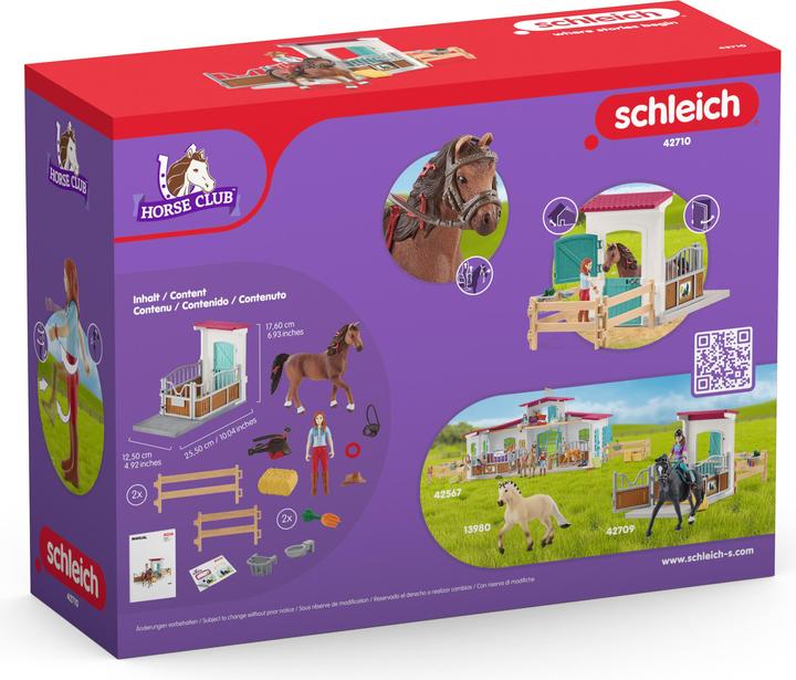 Image du produit Schleich Horse Box mit Hannah & Cayenne