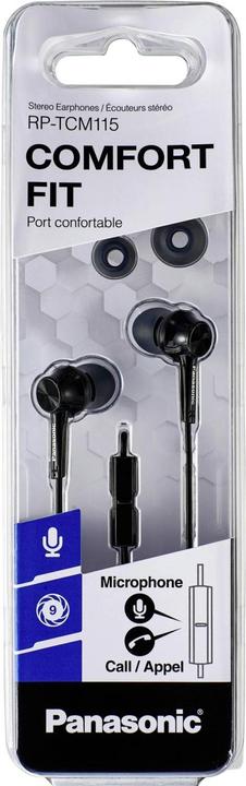 Actual product image Panasonic RP-TCM115E-K (Cable)