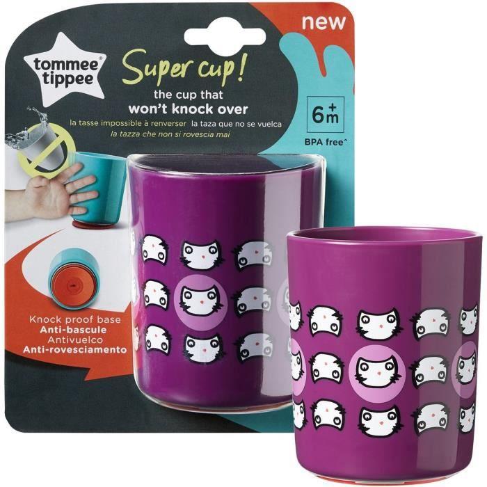 Thumbnail - Tommee Tippee, Kindergeschirr + Kinderbesteck, Becher Super Cup 190ml 6M+ lila (44720111)