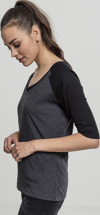 Immagine prodotto Urban Classics Tee Raglan 3/4 da donna a contrasto (S)