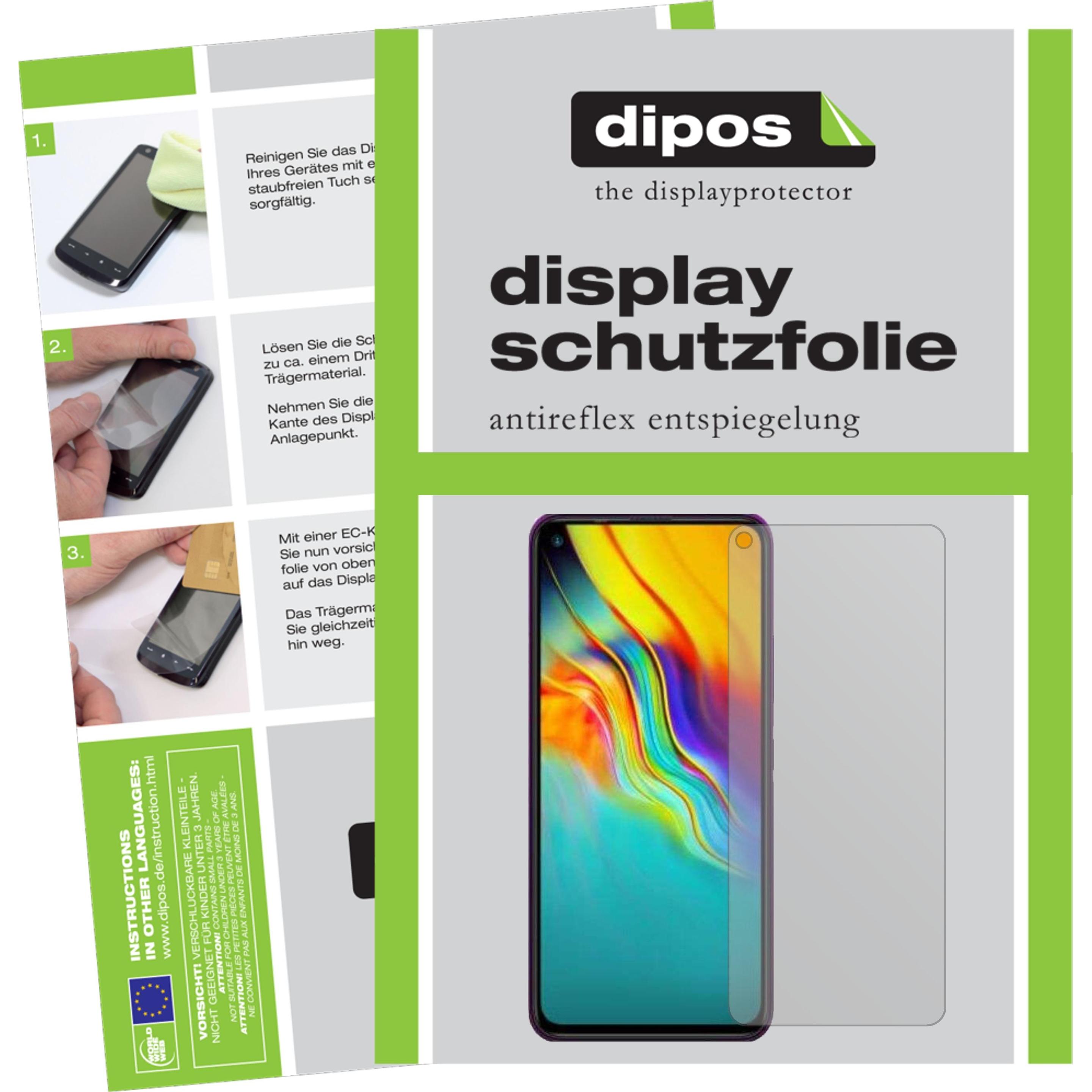 Dipos Displayschutzfolie Antireflex (6 Stück, Infinix Hot 9), Smartphone Schutzfolie, Transparent