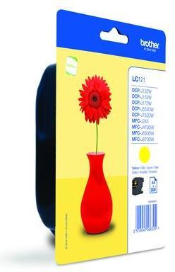 Produktbild Brother LC121Y - Gelb - Original - Blisterverpackung (Y)