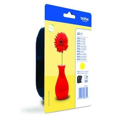 Thumbnail - Brother, Druckerpatrone, LC121Y - Gelb - Original - Blisterverpackung (Y)