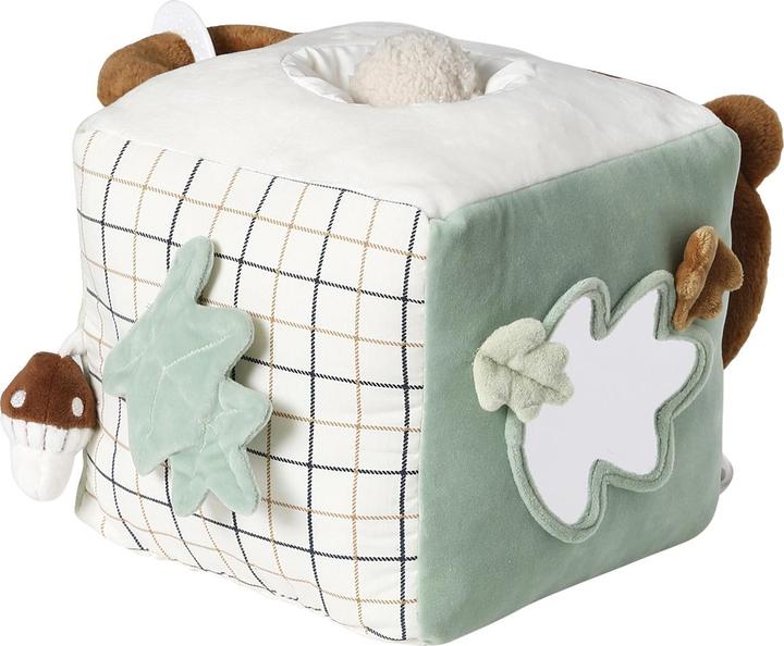 Image du produit Vertbaudet Cube d'activités bébé en tissu FORÊT VERTE