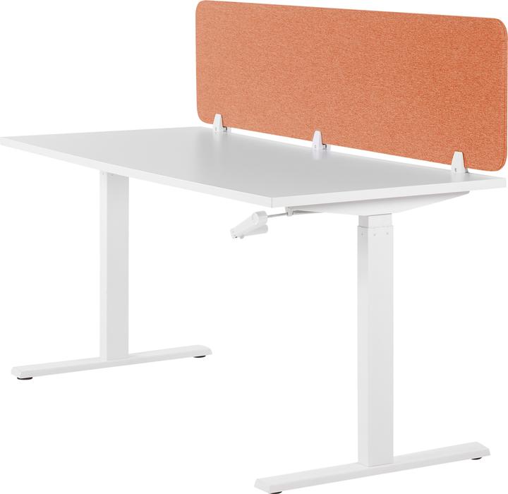 Produktbild Beliani Schreibtischtrennwand hellrot 180 x 40 cm WALLY (180 x 40 cm)