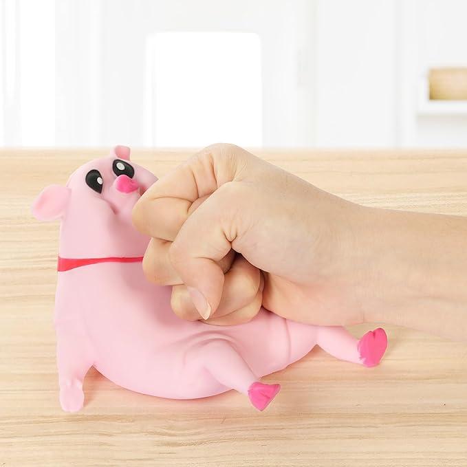 Produktbild I Am Creative Anti-Stress Knautsch Schwein 14.5x10cm Squishy Spielzeug Rosa