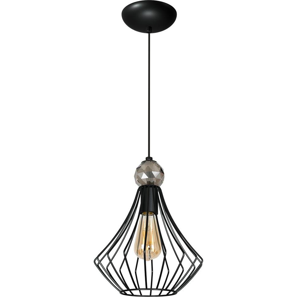 Milagro, Pendelleuchte, Lampa wisząca Lampa wisząca czarna do jadalni JEWEL BLACK MLP 4206