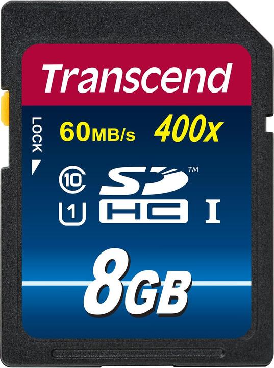 Immagine prodotto Transcend Premium 400x (8 GB, SDHC, U1, UHS-I)