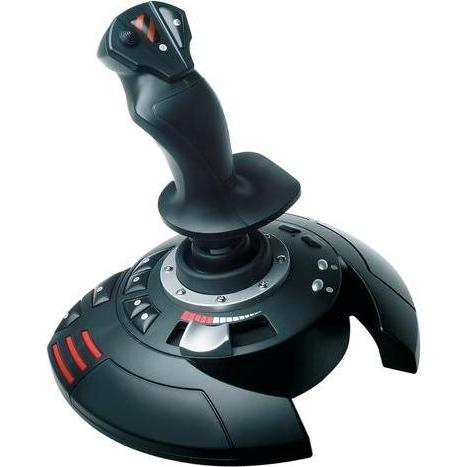 Thrustmaster Joystick Flight Stick X PC PS3 (PC, PS3), Controller gaming, Argento, Nero, Rosso