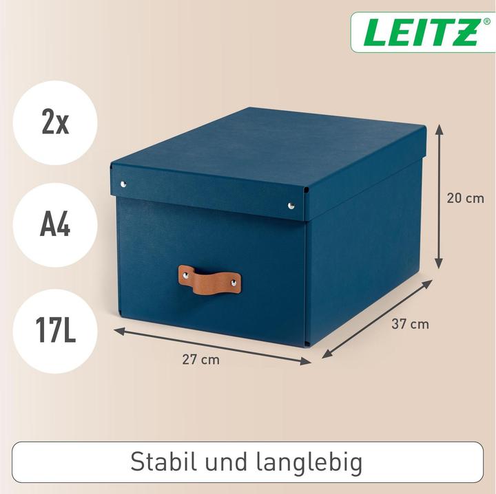 Actual product image Leitz Storage Box Puro Medium with Lid (A4)