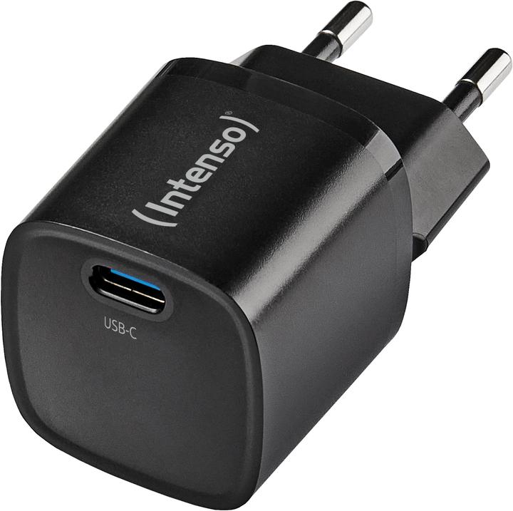 Intenso Power Adapter W30C² GaN Black 1x USB-C 30W (30 W, 1 portion)