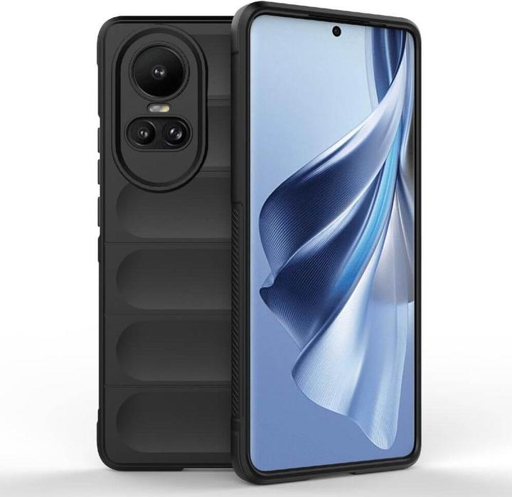 Cover-Discount OPPO Reno10 / 10 Pro - Cover protettiva robusta nera (OPPO Reno 10, Oppo Reno 10 Pro)