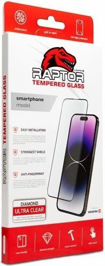 Swissten Raptor Diamond Ultra Clear 3d Tempered Glass For Apple Iphone 16 Black (1 Piece, Apple iPhone 16)