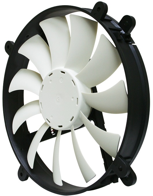 Actual product image NZXT FS-200 Enthusiast Silent Case Fan, blue LED - 200mm (200 mm)