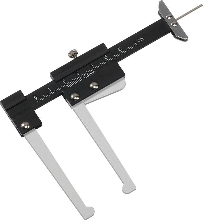 Immagine prodotto HEYCO Pinza per dischi freno e calibro per pneumatici 2 in 1 (6 cm)