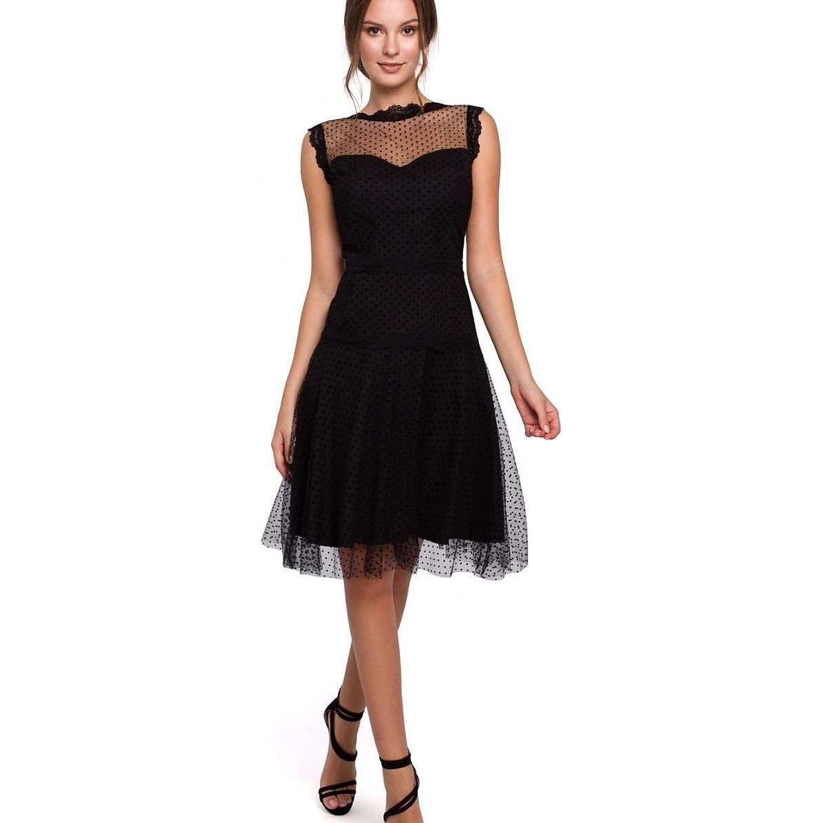 Makover, Kleider, Cocktailkleid, Schwarz, (XL)