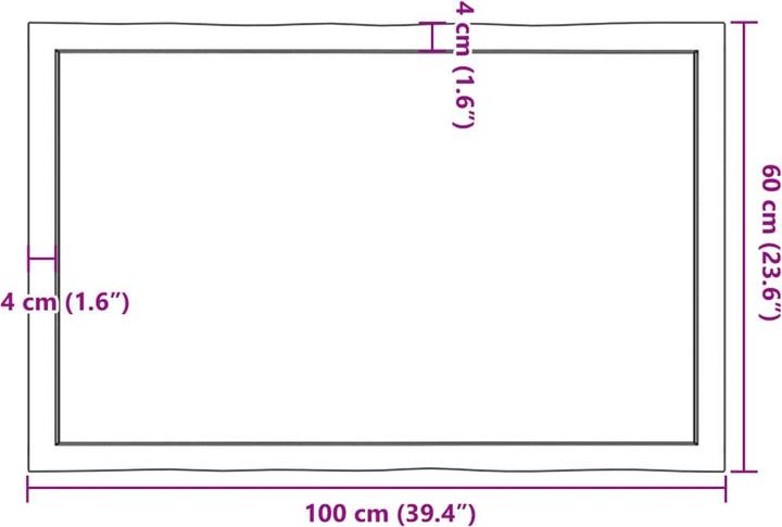Immagine prodotto VidaXL Chaim (100 x 60 x 4 cm)