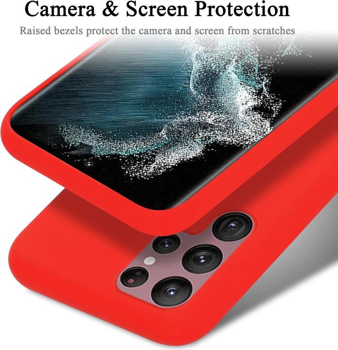 Produktbild Cadorabo TPU Liquid Silicone Case Hülle (Samsung Galaxy S22 Ultra)