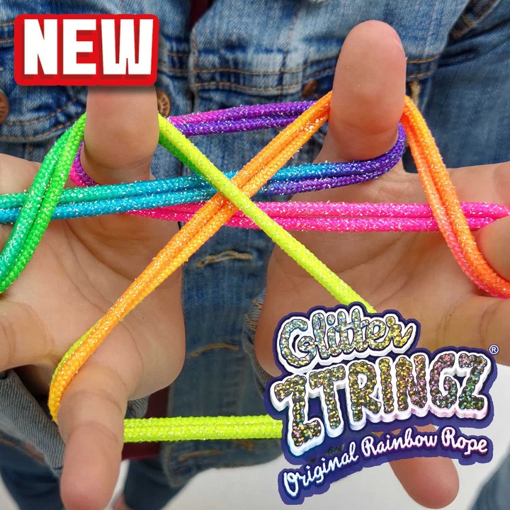 Image du produit Fun Ztringz Glitter Rope arc-en-ciel