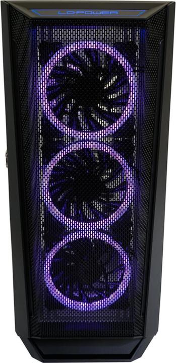 Image du produit LC-Power Boîtier Gaming 805BW Holo-1 X RGB noir/blanc retail (ATX, mATX, Mini-ITX)