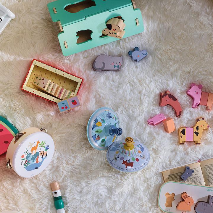 Actual product image Vilac - Shape Sorter - Tiny Farm with animals (7119)