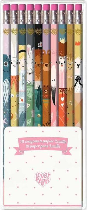 Immagine prodotto Djeco 10 matite Lucille (HB, 10x)