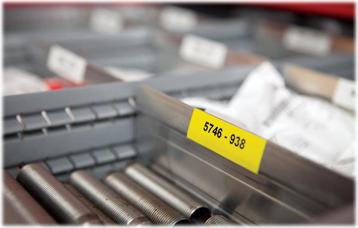 Produktbild Dymo 12mm Nylon Schriftband (1.20 cm, Gelb)