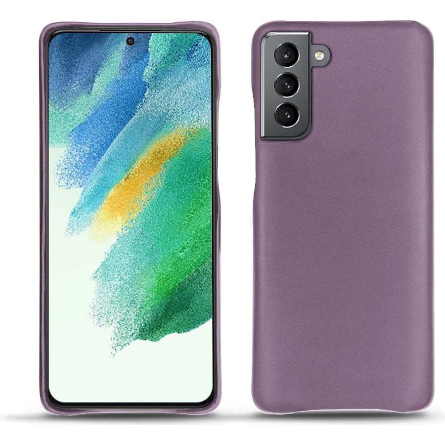 Thumbnail - Noreve Lederschutzhülle Samsung Galaxy S21 FE (Samsung Galaxy S21 FE), Smartphone Hülle, Violett
