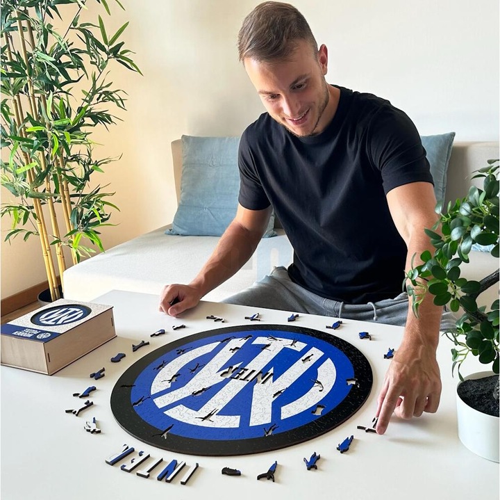 Immagine prodotto Iconic FC Inter Milan - Logo - Puzzle in Legno Taglia S (150 Pezzi) (150 pezzi)