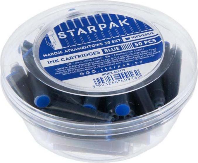 Produktbild Starpak Kurze blaue Stiftpatronen, 50 Stk (50 Stück, Blau)