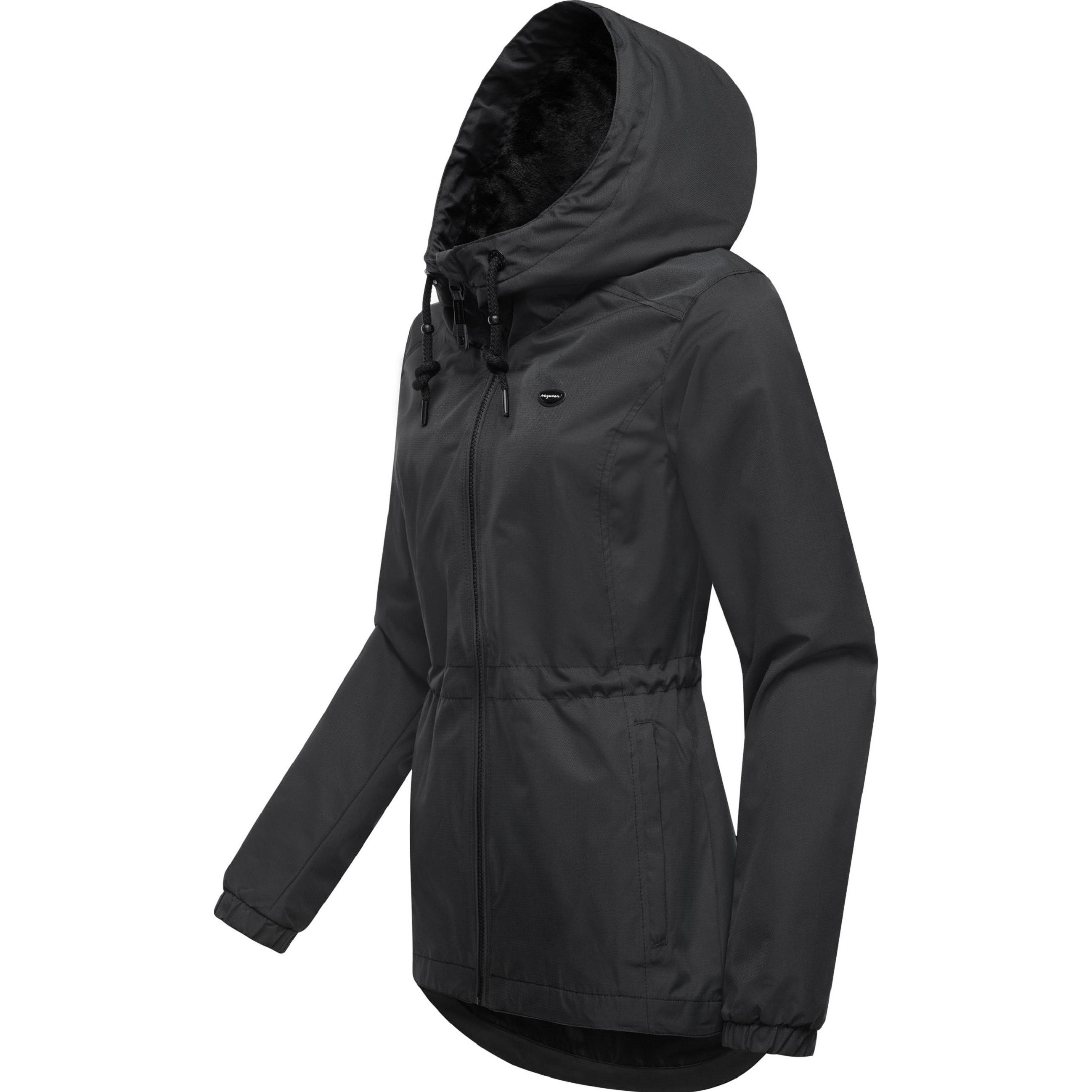 Thumbnail - Ragwear, Damen, Jacke, Dankka Tech (4XL), Schwarz, 4XL