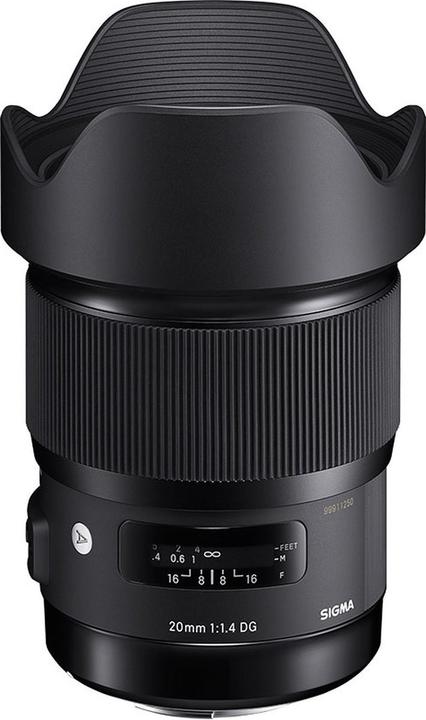 Produktbild Sigma 20mm, f/1.4 DG HSM ART, Sony E (Sony E, Vollformat, APS-C / DX)