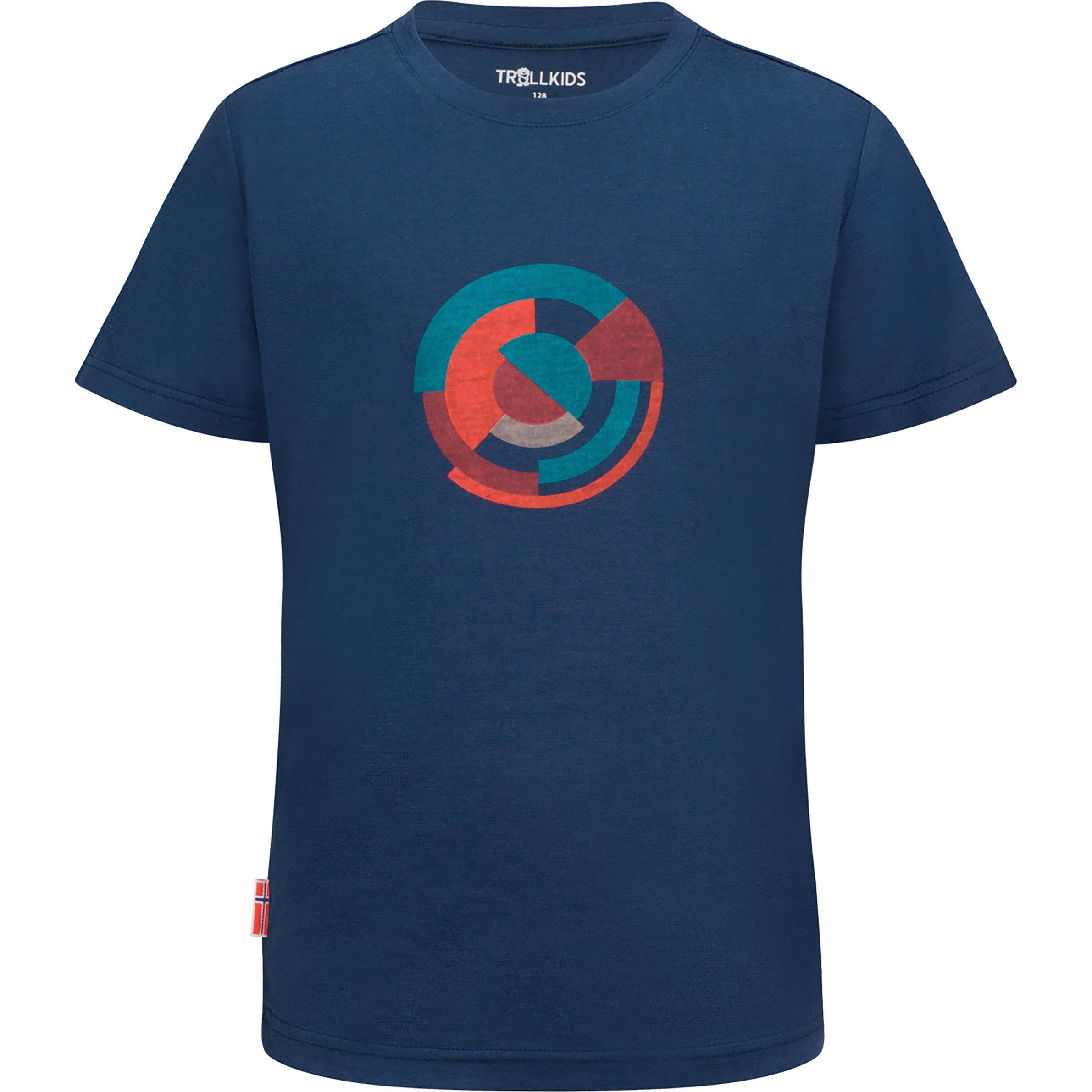 Trollkids, Jungen, Shirt, Kid's Sandefjord T-Shirt XT-Shirt, Blau, (152)