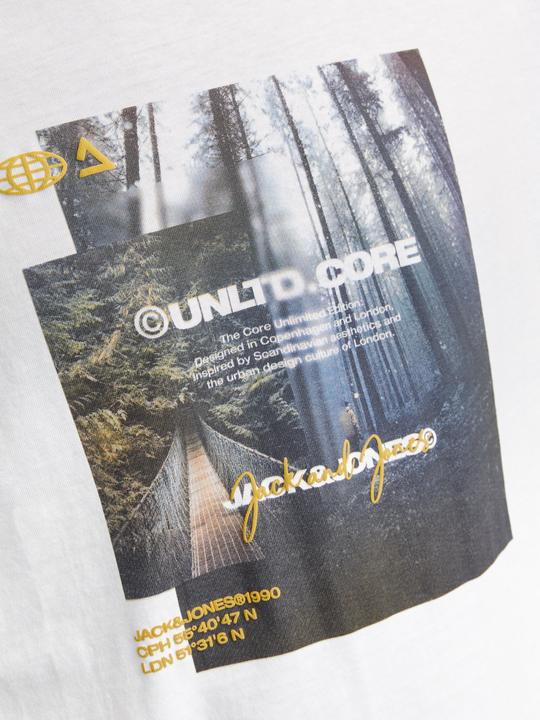 Actual product image Jack & Jones Printed round neck T-shirt T-shirt (XS)