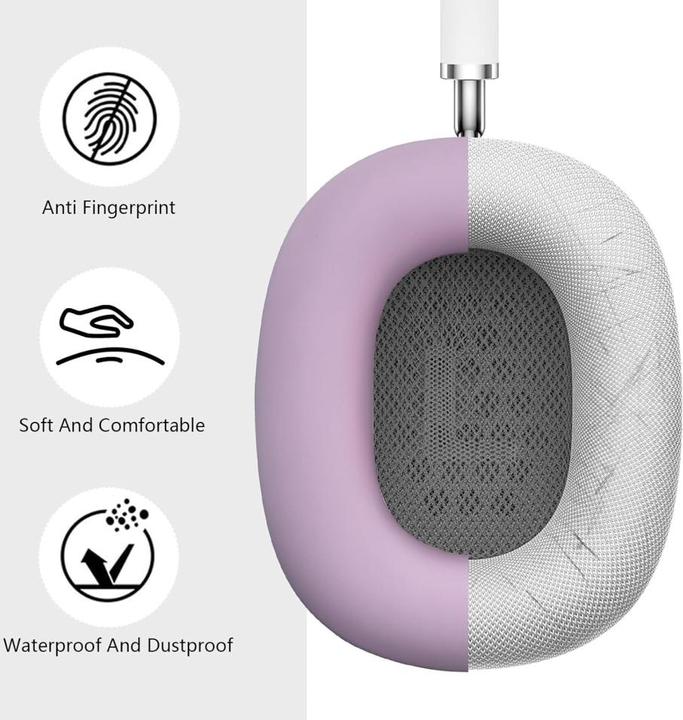 Image du produit Screenguard Etui en silicone liquide 3-en-1 Set Purpy (Sac pour écouteurs)