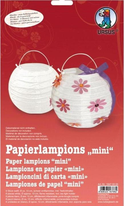 Actual product image Ursus Lampion (3 x 20 x 31 cm, 6 x)