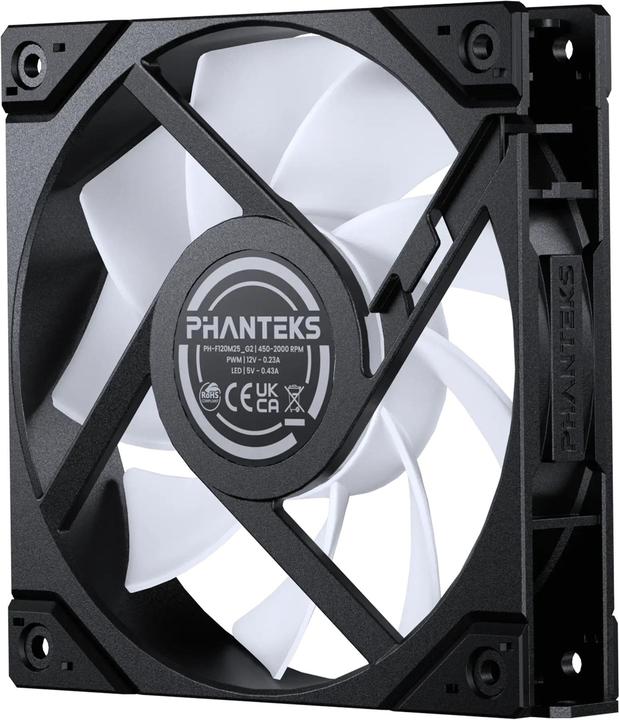 Immagine prodotto Phanteks M25 Gen2 D-RGB Reverse Blade (120 mm, 3x)