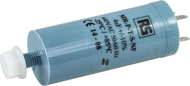 Produktbild RS PRO Polypropylene Film Capacitor, 440V ac, ±10%, 4uF, Screw Mount