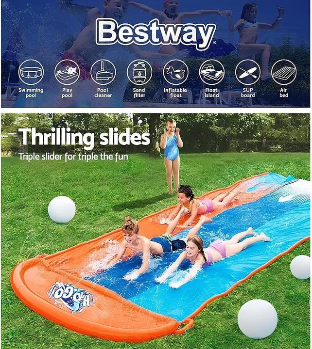 Produktbild Bestway 3-Personen -Wasserrutsche (5.49 m)