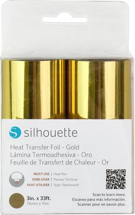 Produktbild Silhouette Folie Heissprägen Curio 2 7.6 cm x 10 m, 2 Stück, Gold