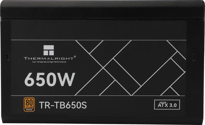 Actual product image Thermalright TR-TB650S Black -PSU, 80+ Bronze, 650W (650 W)