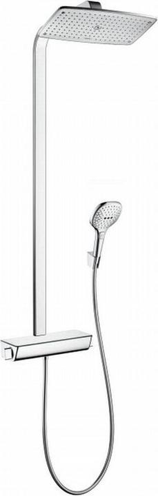 Produktbild hansgrohe Showerpipe RAINDANCE SELECT E 360 1jet DN 15, EcoSmart Version chrom