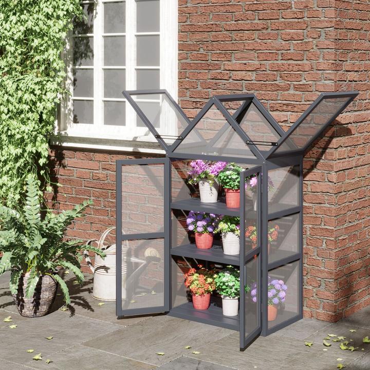 Actual product image Outsunny Greenhouse with skylight