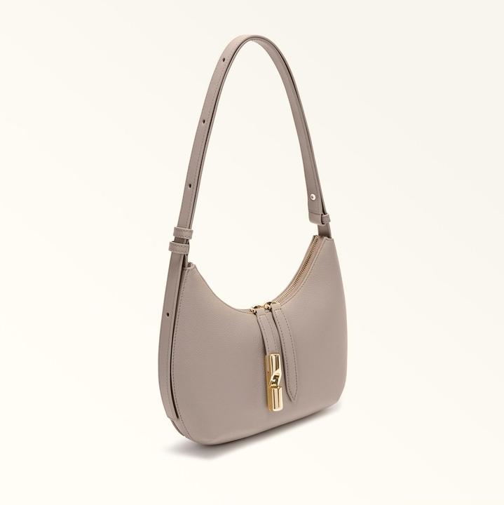 Produktbild Furla drop s linen leather shoulder bag