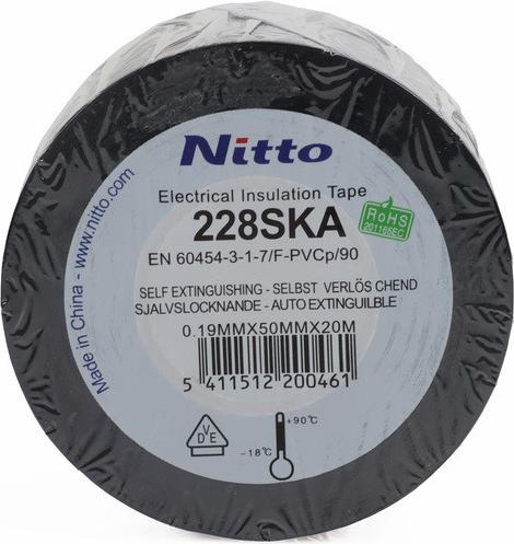 Image du produit Nitto Ruban isolant électrique 228 SKA, 50 mm x 20 m, noir (50 mm)