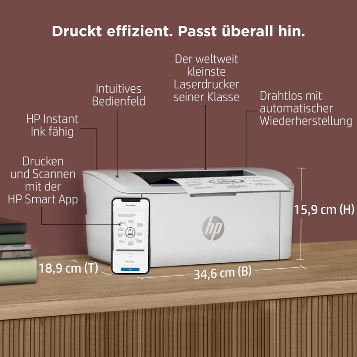 Produktbild HP LaserJet M110w (Laser, Schwarz-Weiss)