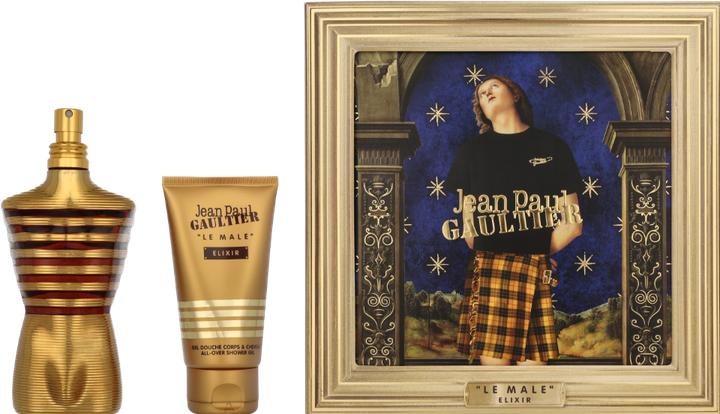 Actual product image Gaultier Le Male Elixir Parfum Case 2 Pcs (Perfume set)