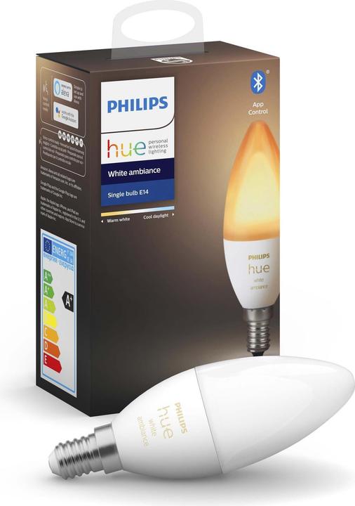 Actual product image Philips Hue White Ambiance BT (E14, 470 lm, 1x)