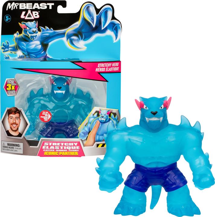 Image du produit Moose Mr. Beast Lab Goo Jit Trop Figure extensible Iconic Panther