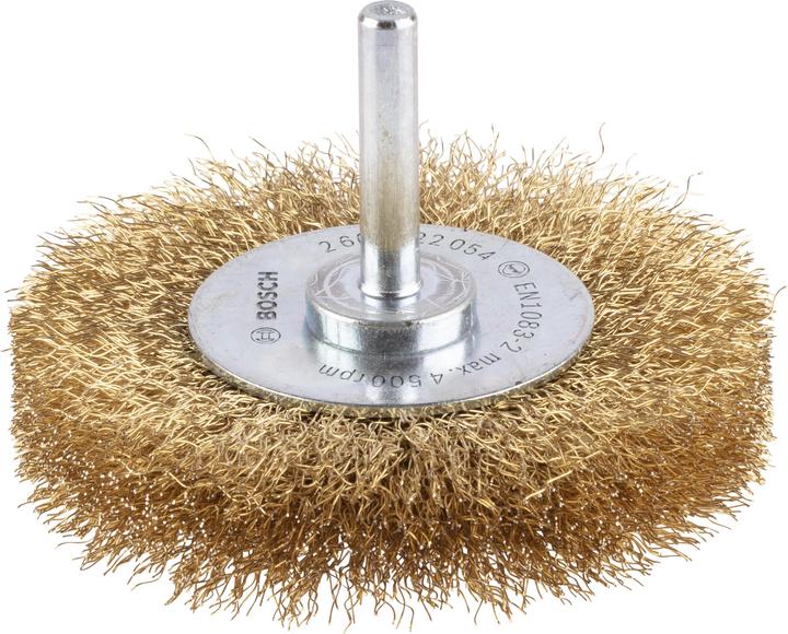 Immagine prodotto Bosch Professional Zubehör Spazzola a disco PRO Multi Material clean, albero dritto, 75 x 0,2 mm